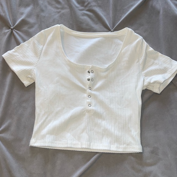 Tops - White button up blouse
